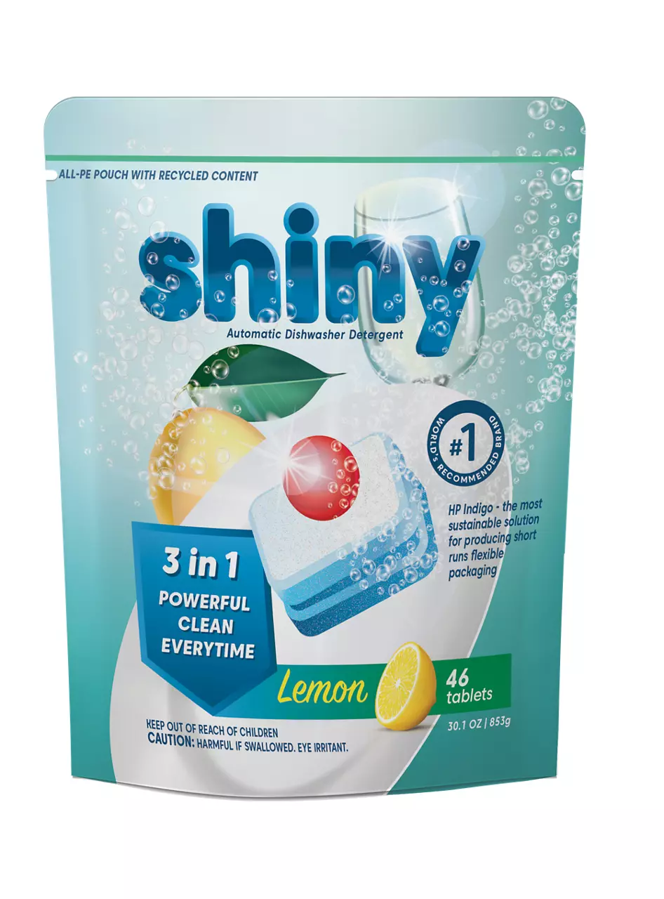 Dishwasher tablets pouch - Shiny